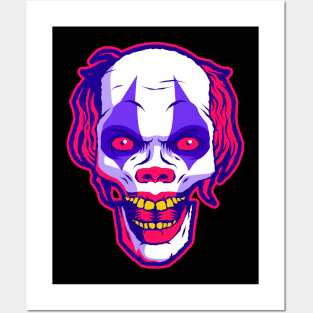 Creepy Joker Posters and Art